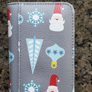 Buxton Christmas Pik-Me-Up Snap Card Case *NEW